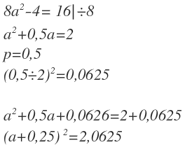 Quadratische Ergänzung Beispiel 3