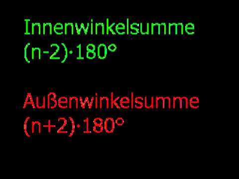 Innenwinkelsumme im N-Eck berechnen - Formel, Beispiel & Video