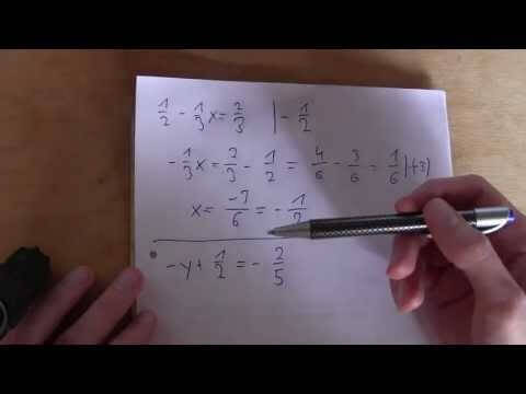 Lineare Gleichungen mit einer Variablen lösen – Beispiele, Formeln, Erklärung